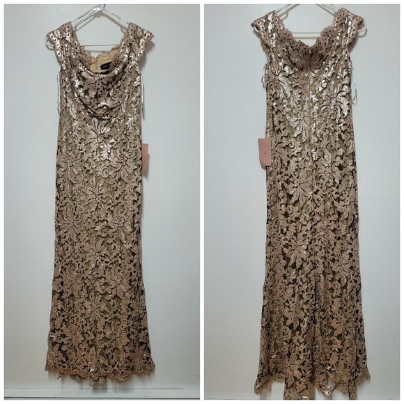 💯%Bhldn Tadashi Shoji Odette T Dress SZ 16, 12 ,8, ,2